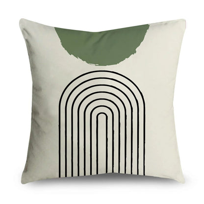 Pillowcase: Green Pattern Home Decor Cushion Cover