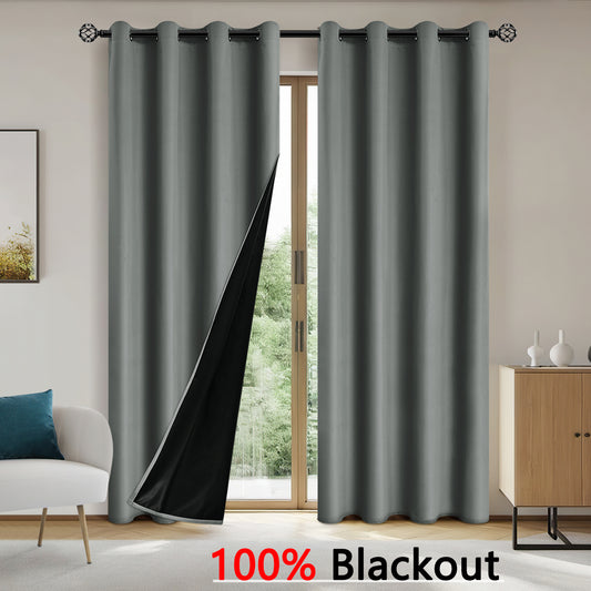 Blackout Curtains 1pc: Total Privacy, Bedroom & Living Room