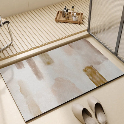 Bath Mat - Quick Dry & Absorbent Non-Slip Diatomaceous Earth 