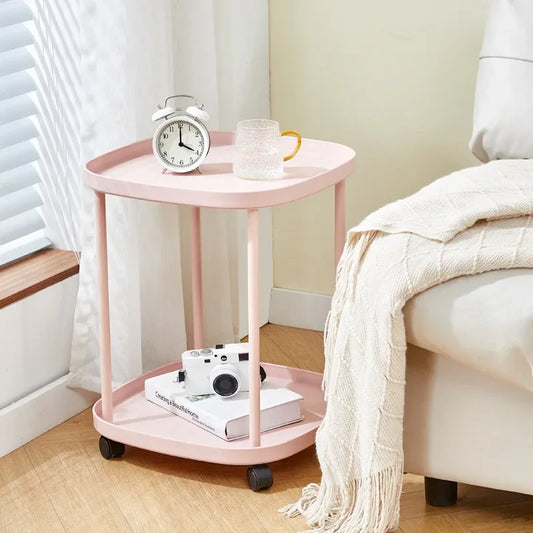 Portable Side Table: Space-Saving Round Accent
