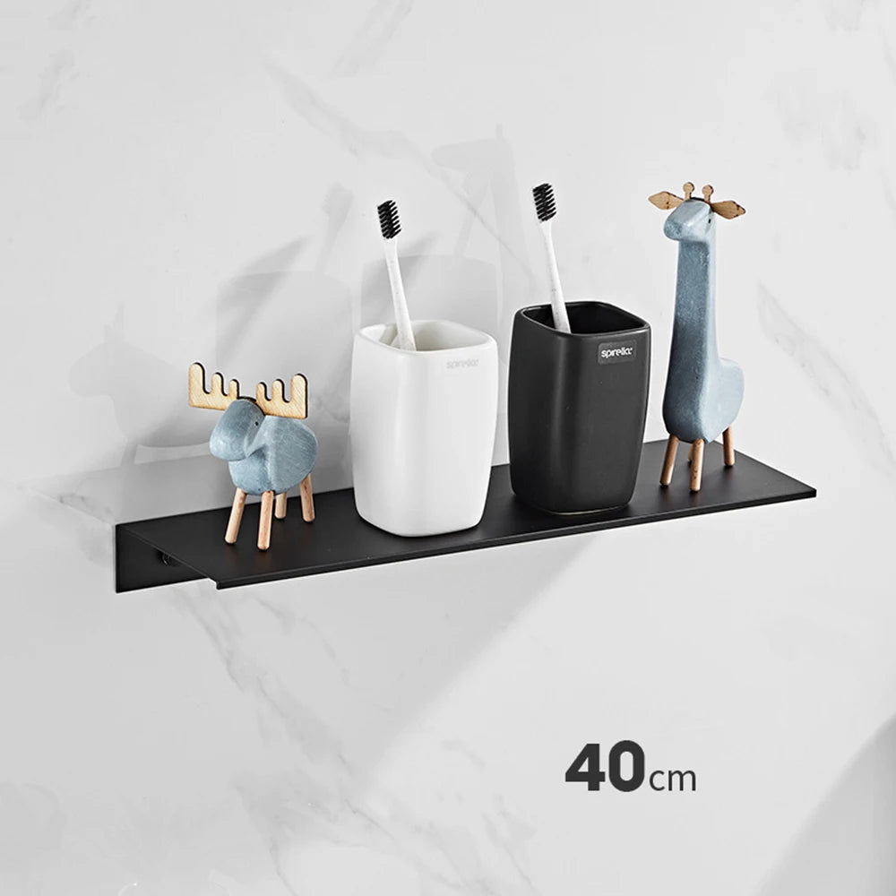 Aluminum Bathroom Shelf - Wall Mounted Shower Organizer