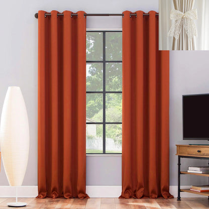 Yellow Blackout Curtains with Black TPU Interlining
