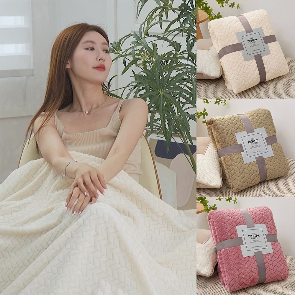 Blanket - Fluffy Coral Velvet Double Sided & Breathable