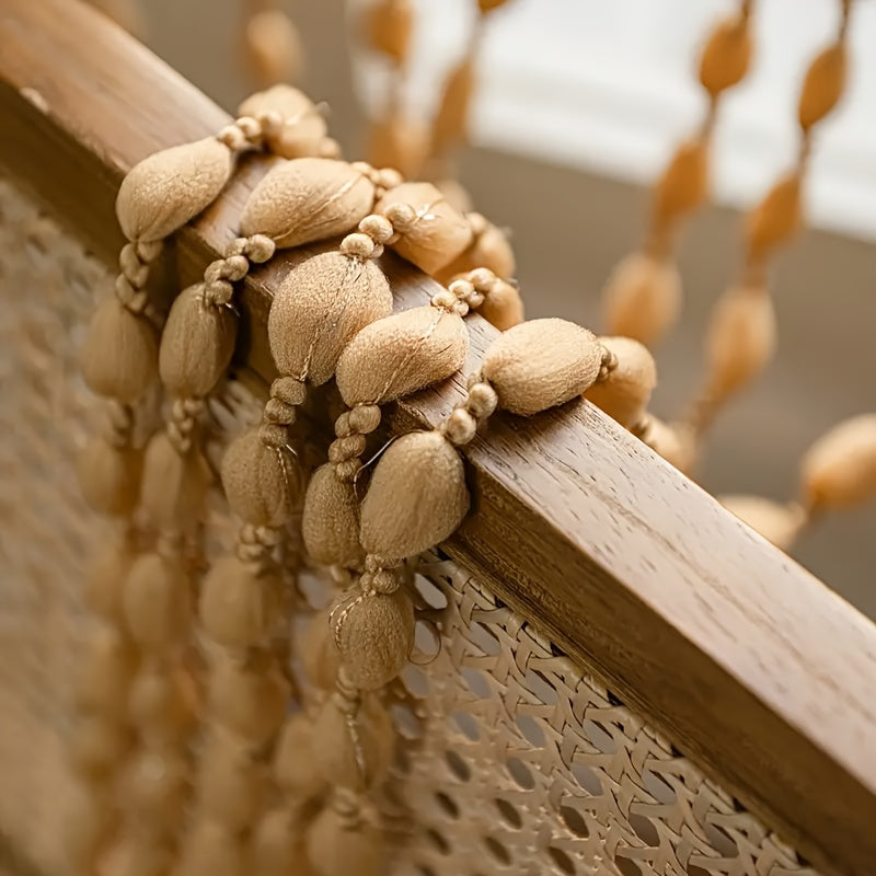 Polyester Beaded Curtains - Elegant Room Divider Decor