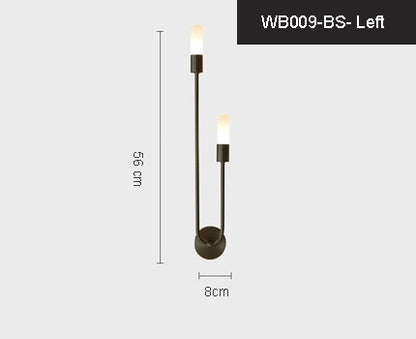 Modern LED Wall Lights Line Lamps Indoor Lighting for Bedroom Bedside TV Background Led Lamps Home Decor Light Fixture