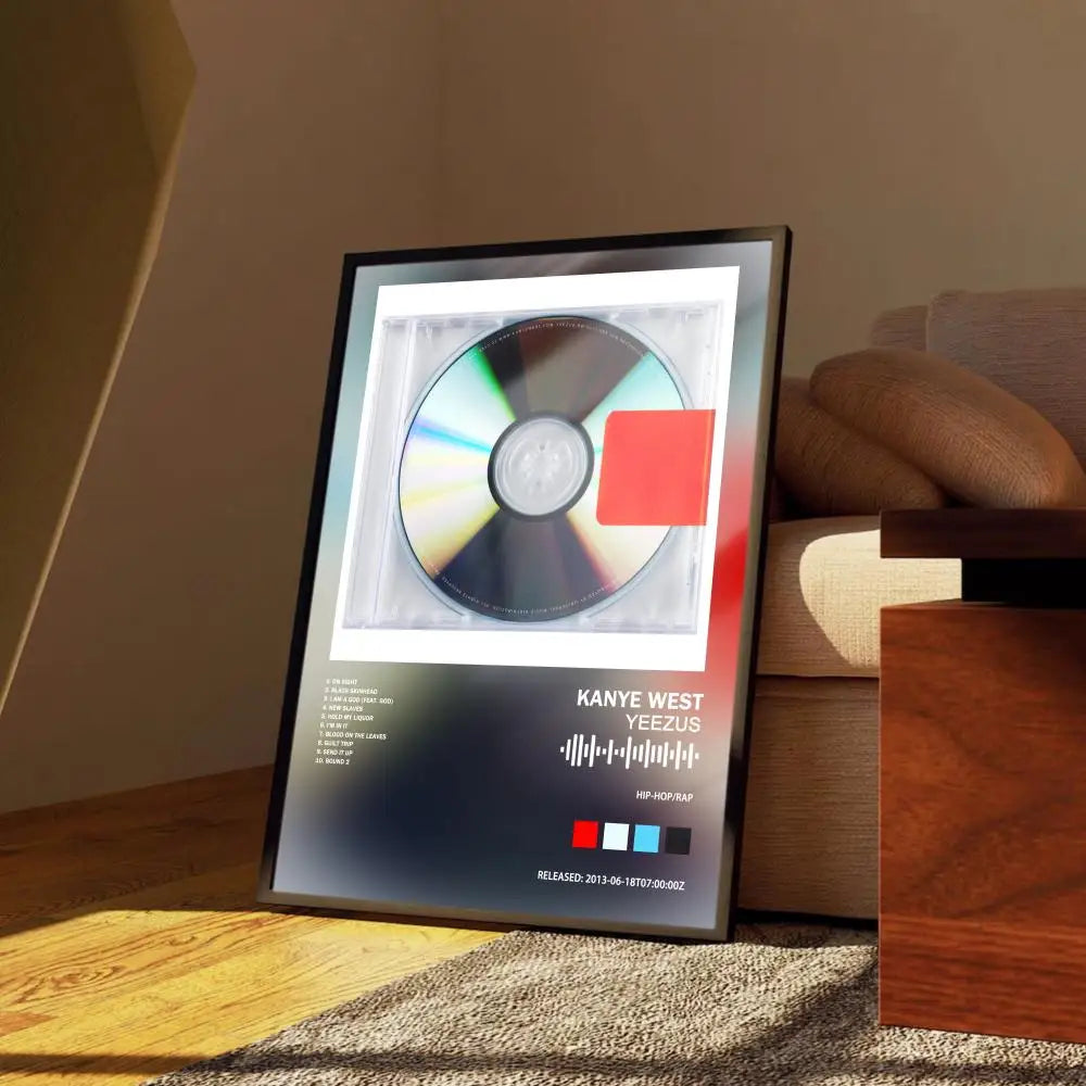 Kanye West Poster Music Album Cover For Room Canvas Painting Print Art Home Wall Decor Picture Gift