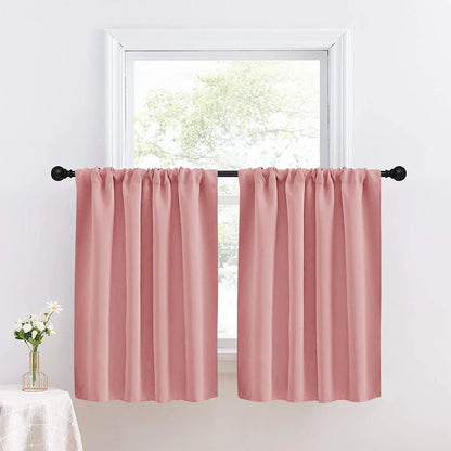 High Blackout Short Curtain, UV Protection for Kitchen