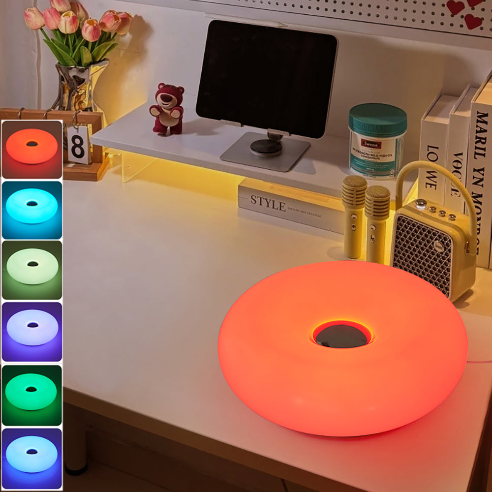 Bauhaus USB Table Lamp - Modern Donut Ambient Light