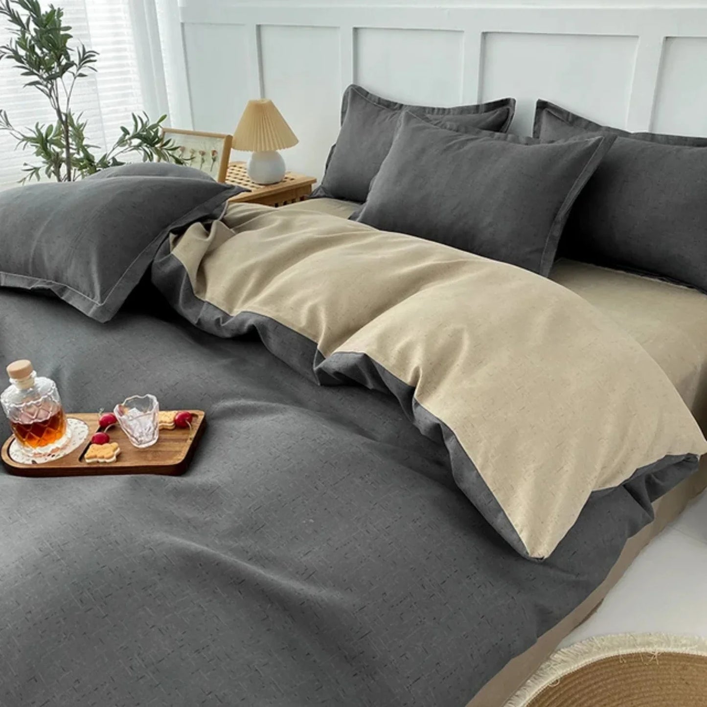 Soft Bedding Set - 4-Piece All Season Comfort for Dorms