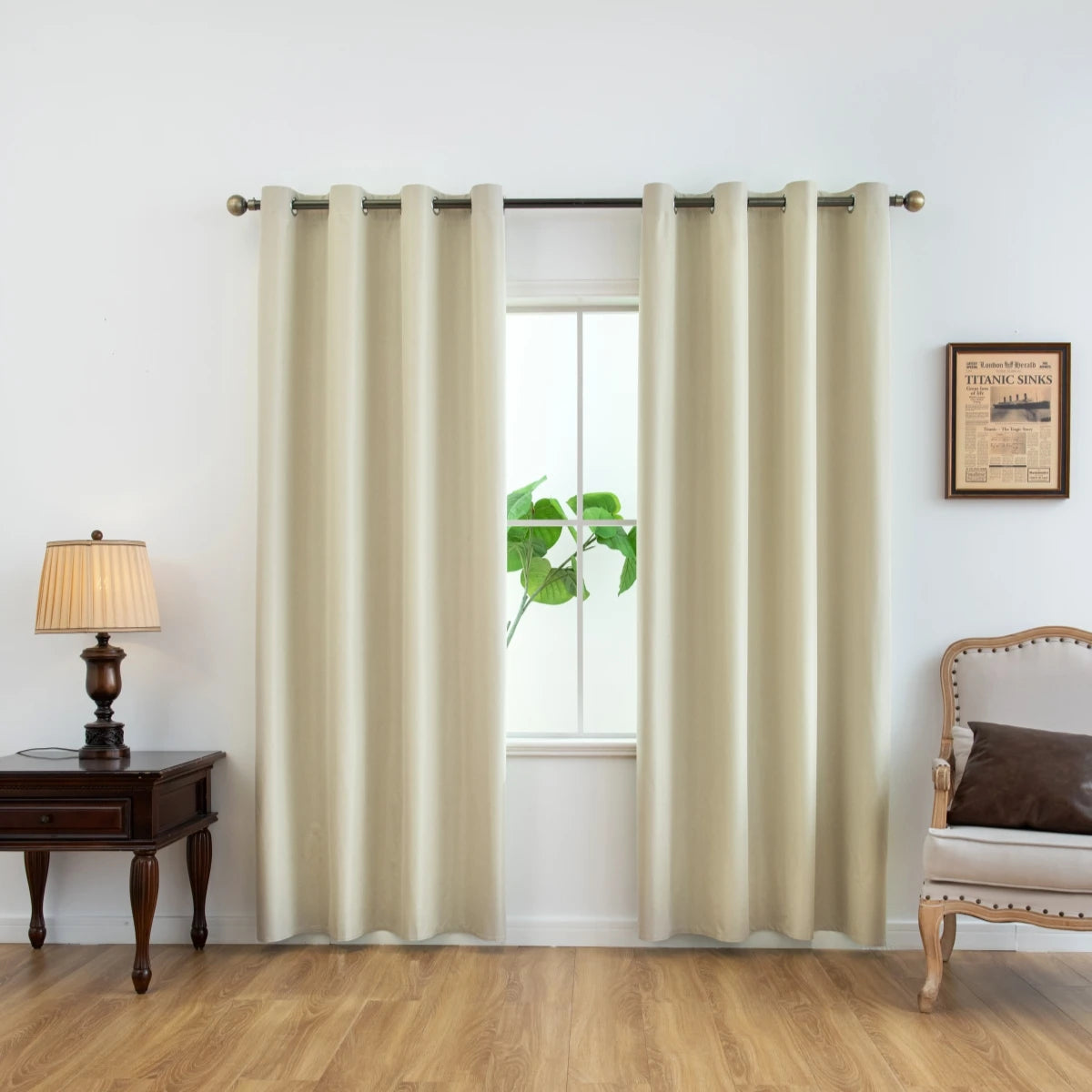 Blackout Curtains 1pc: Total Privacy, Bedroom & Living Room