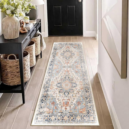Bohemian Runner Rug - Soft, Anti-Slip Kitchen Carpet