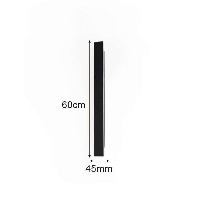 Waterproof IP65 LED Long Wall Sconce Lamp 220V 110V Garden Light Decoration Outdoor Lighting LED Wall Light External Sconce