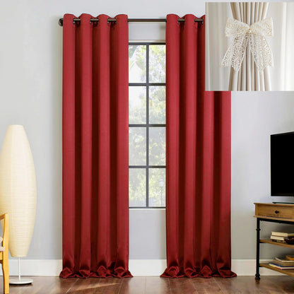 Yellow Blackout Curtains with Black TPU Interlining