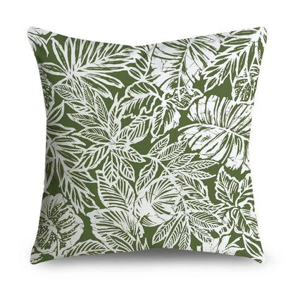 Pillowcase: Green Pattern Home Decor Cushion Cover