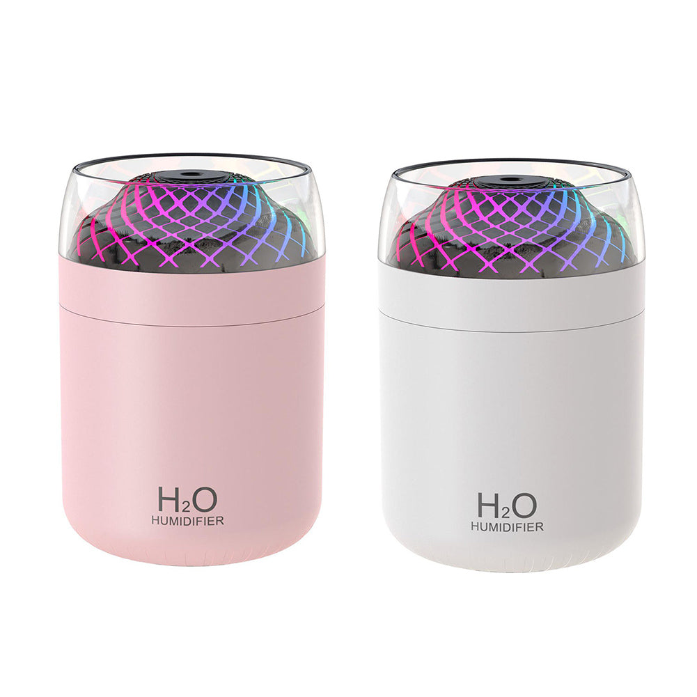 Humidifier: 500ml USB Air Humidifier with Night Light & Timer
